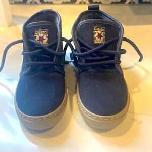 NWT Cienta Boys Lace up Shoe in Suede